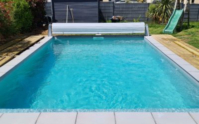 Construction – Piscine avec volet hors-sol