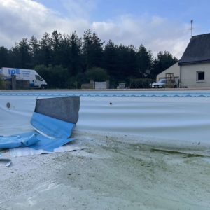 rénovation liner piscine enterrée béton 35