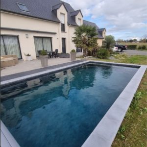 piscine liner gris ardoise